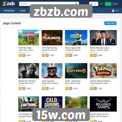 Comparativo de jogos disponíveis no zbzb.com